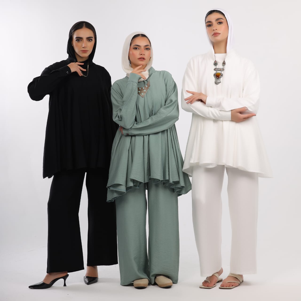 Linen klosh suit