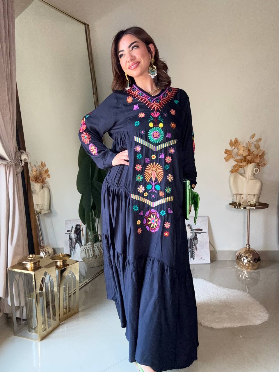 Embroidered dress