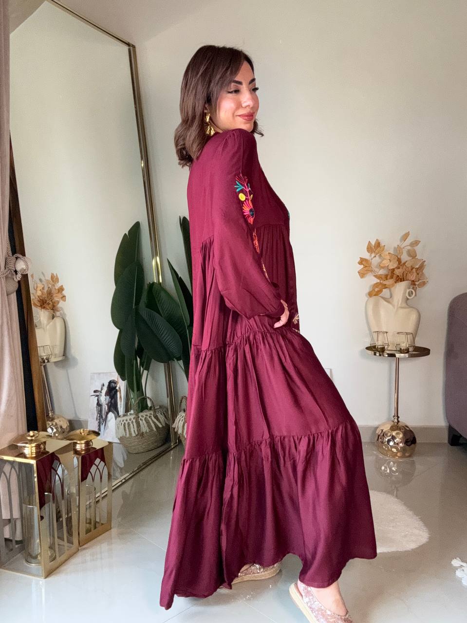 Embroidered dress