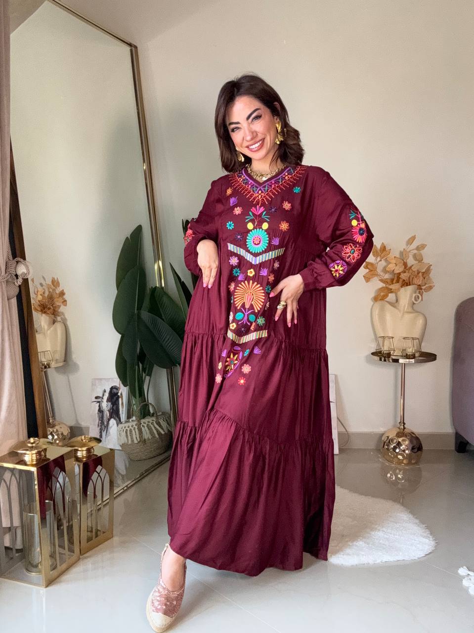 Embroidered dress