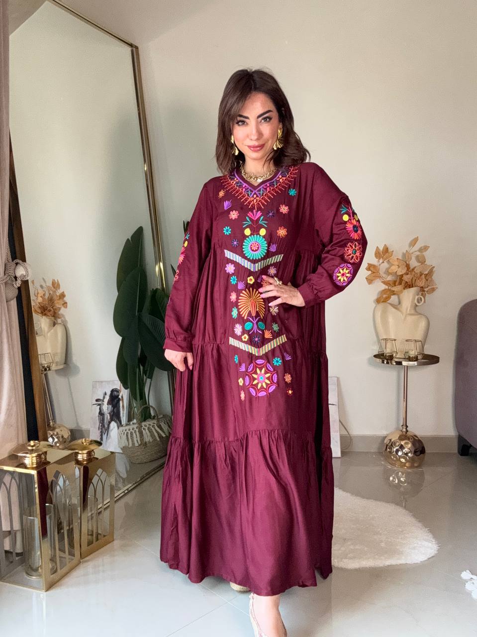 Embroidered dress