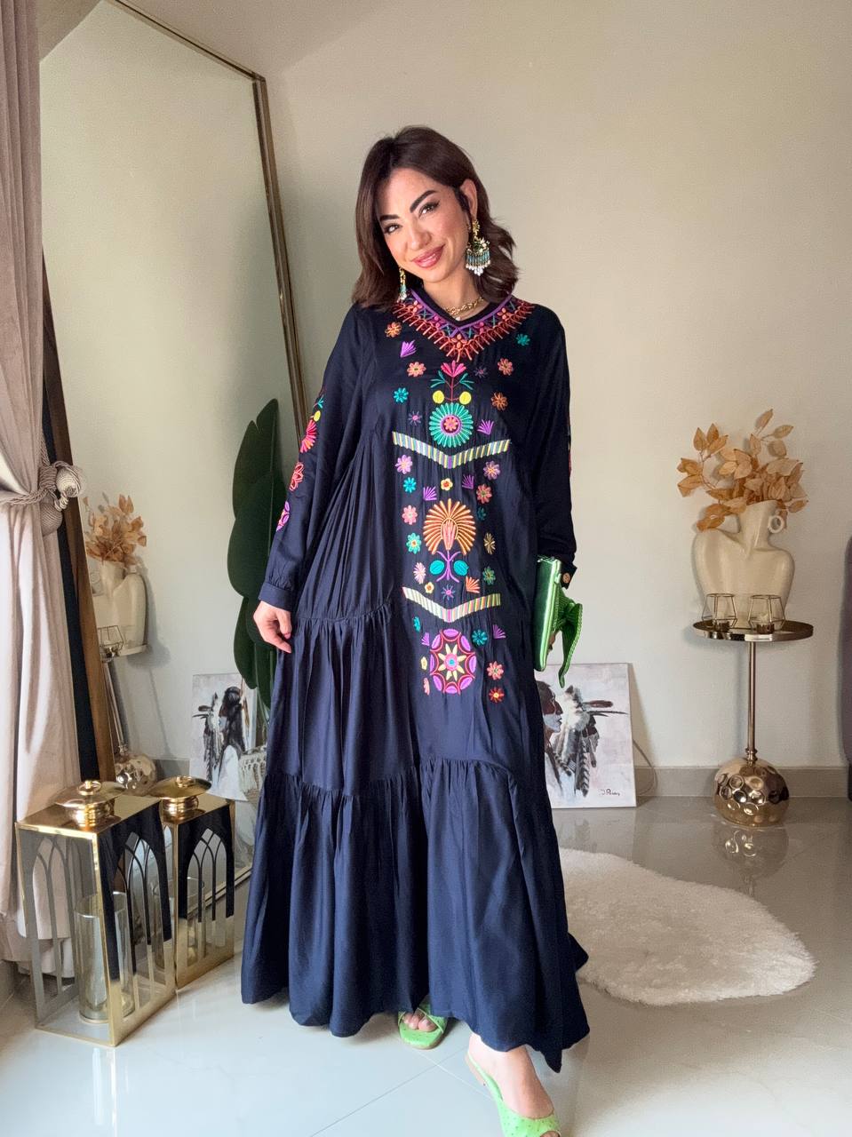 Embroidered dress