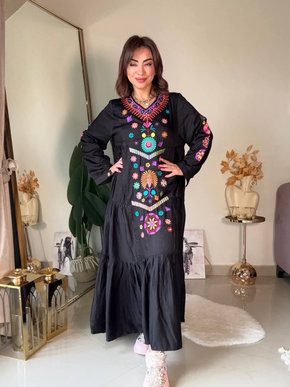 Embroidered dress
