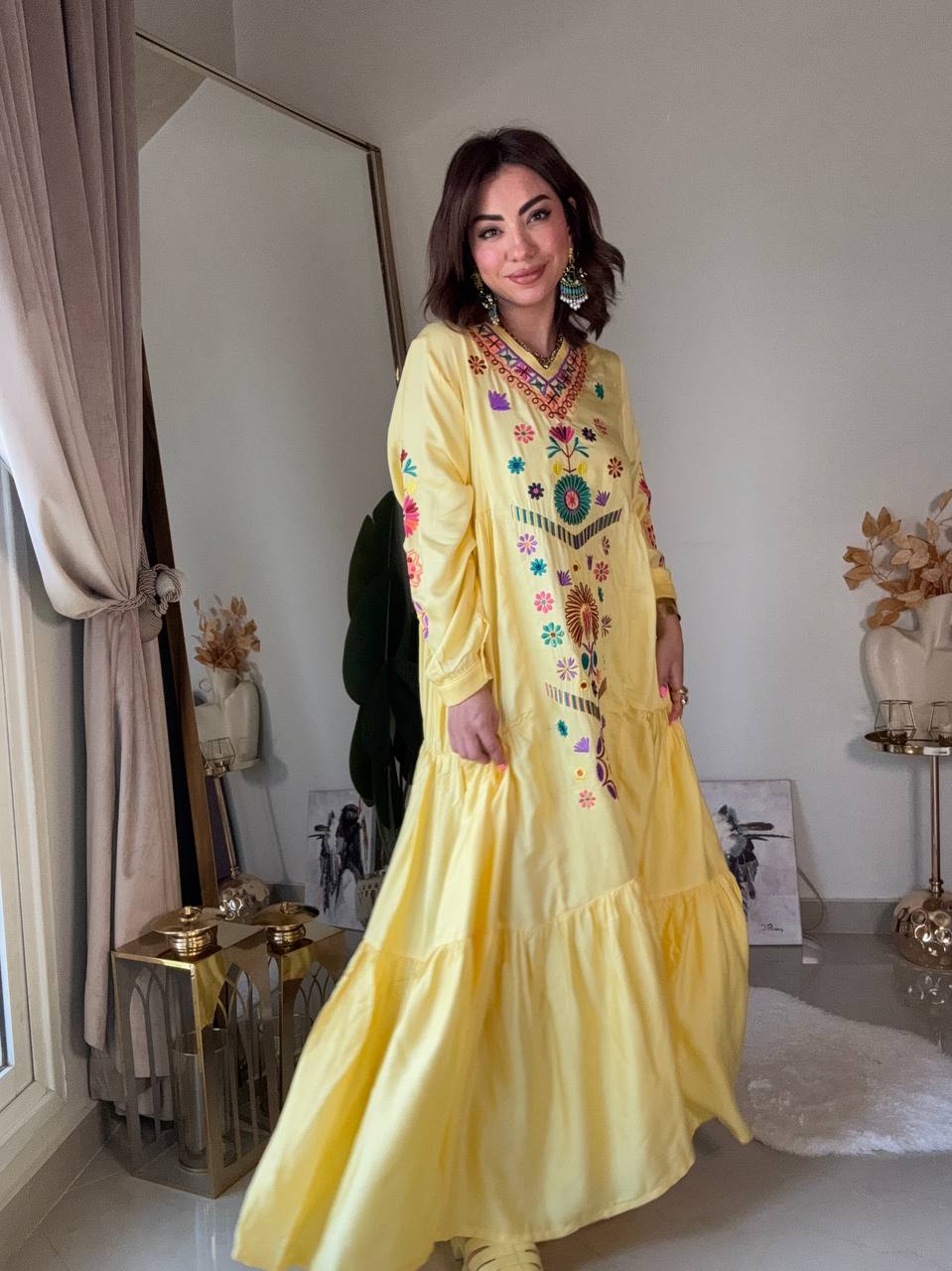Embroidered dress