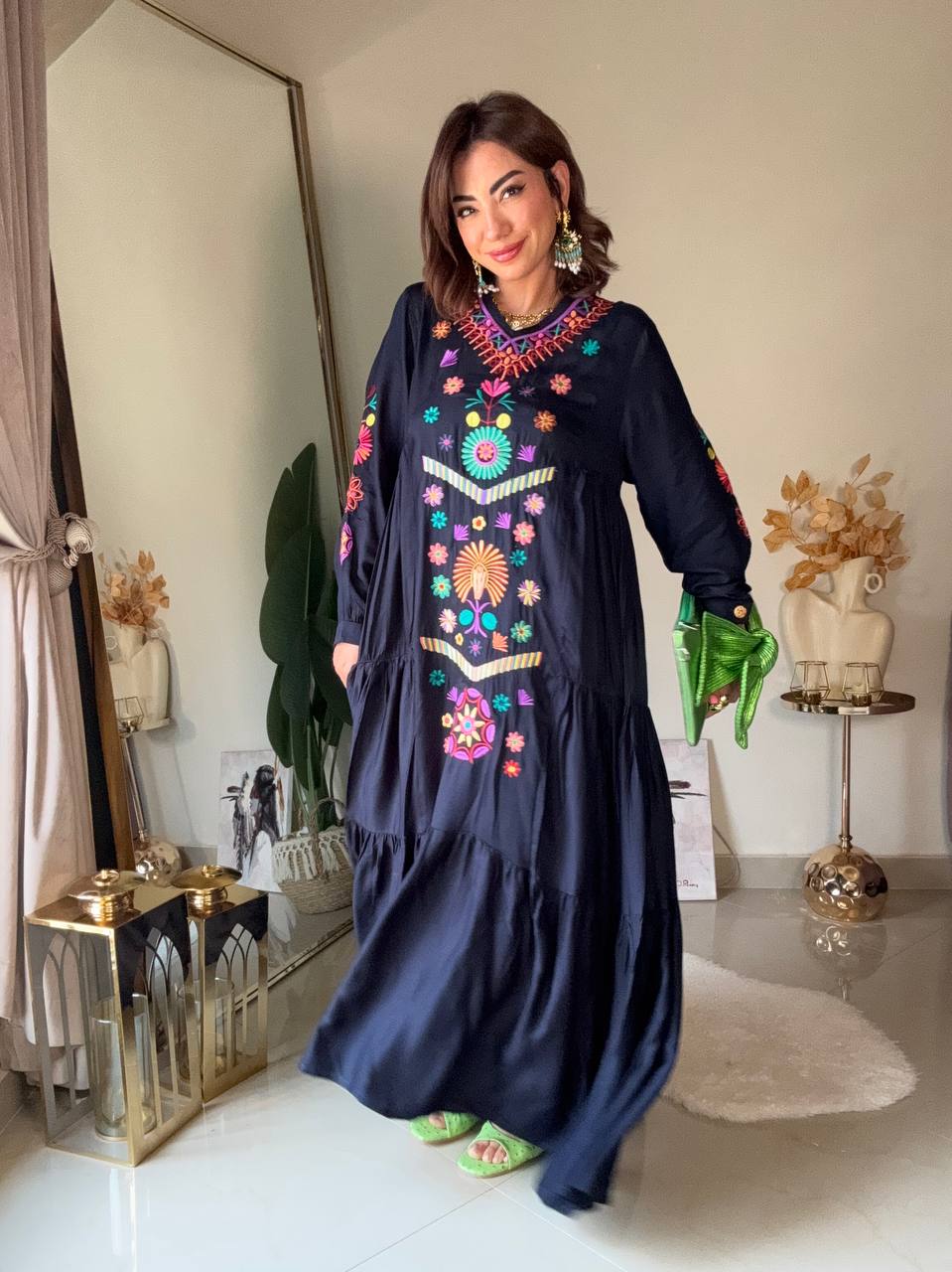 Embroidered dress