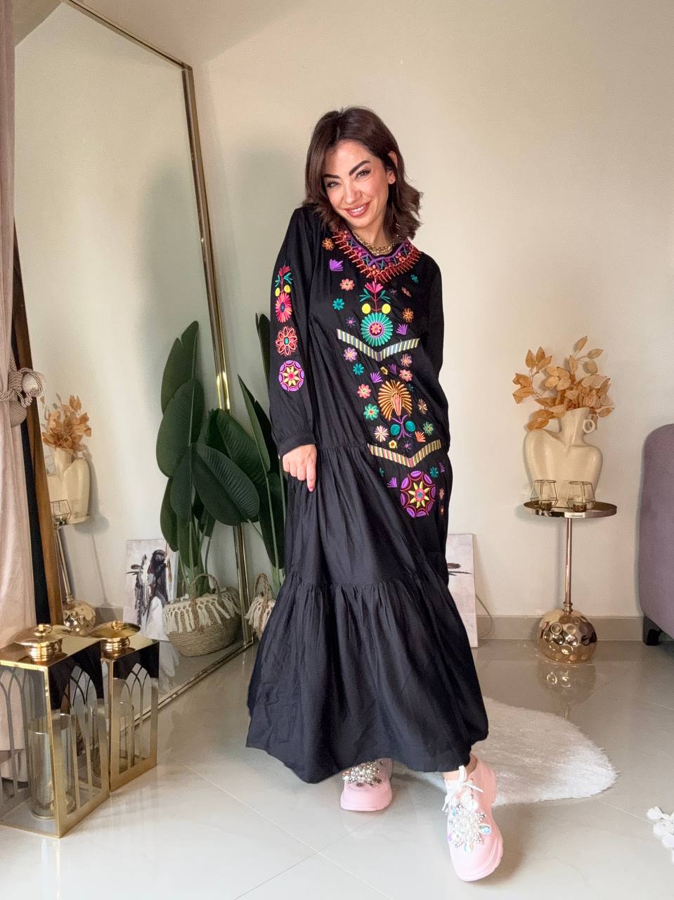 Embroidered dress