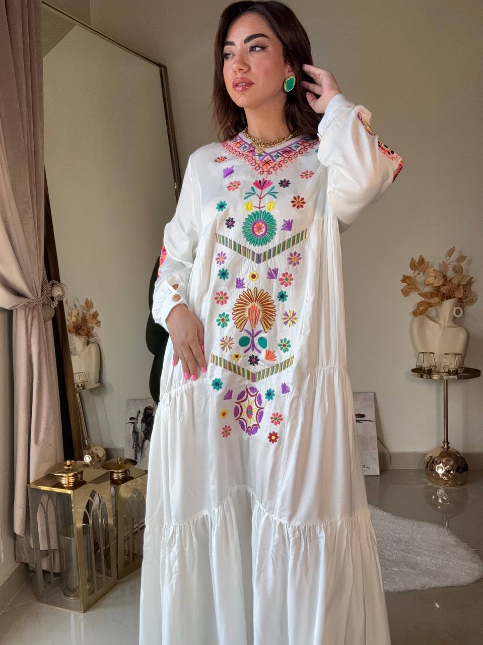 Embroidered dress