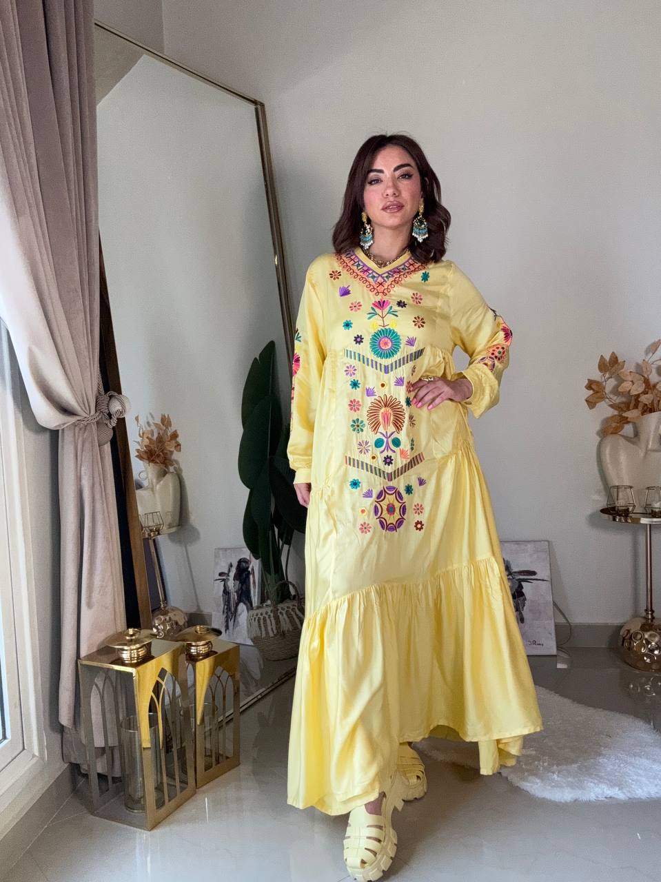Embroidered dress