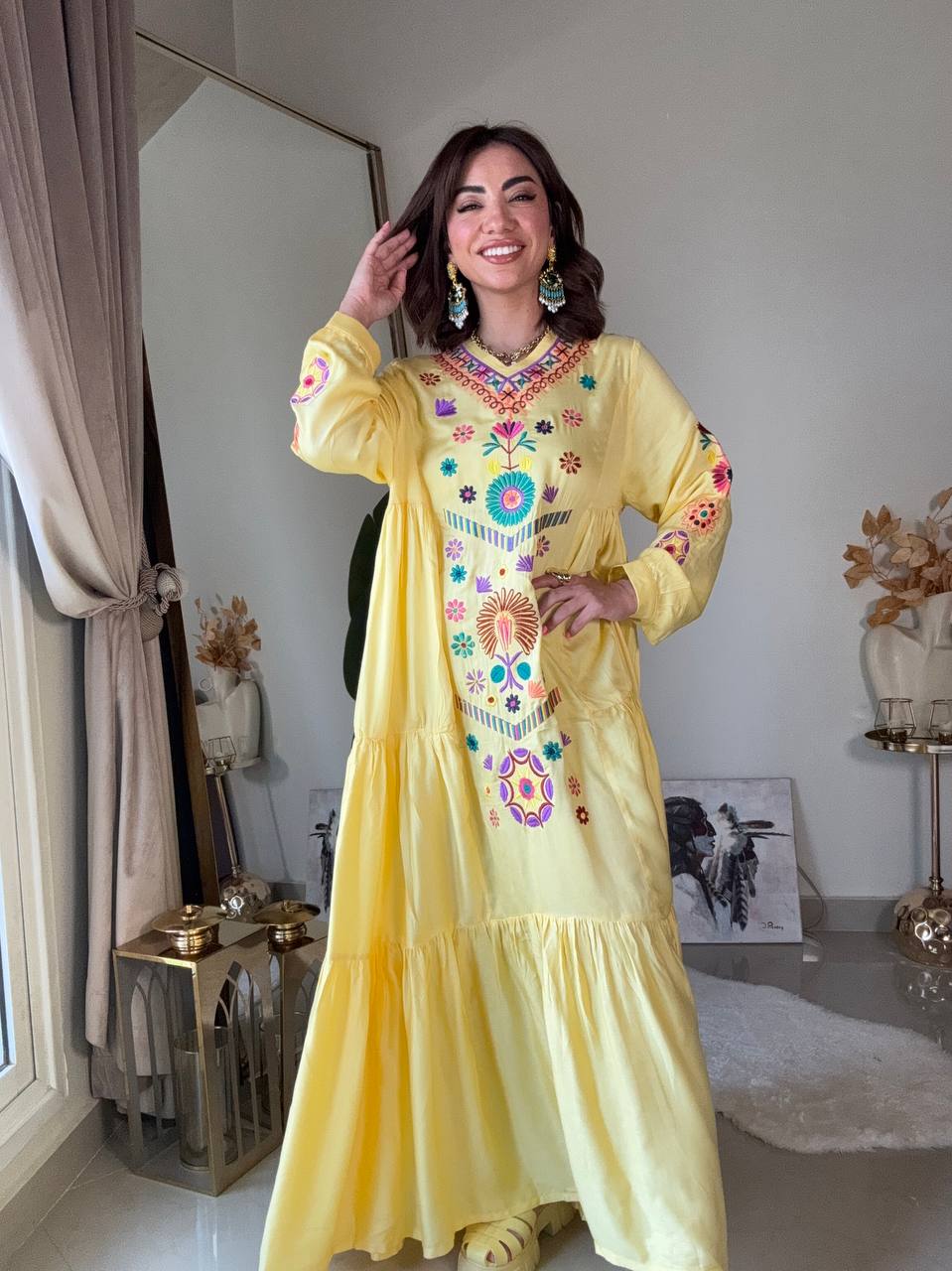 Embroidered dress
