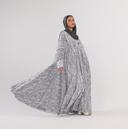 Oversized zebra dress