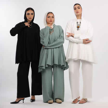 Linen klosh suit