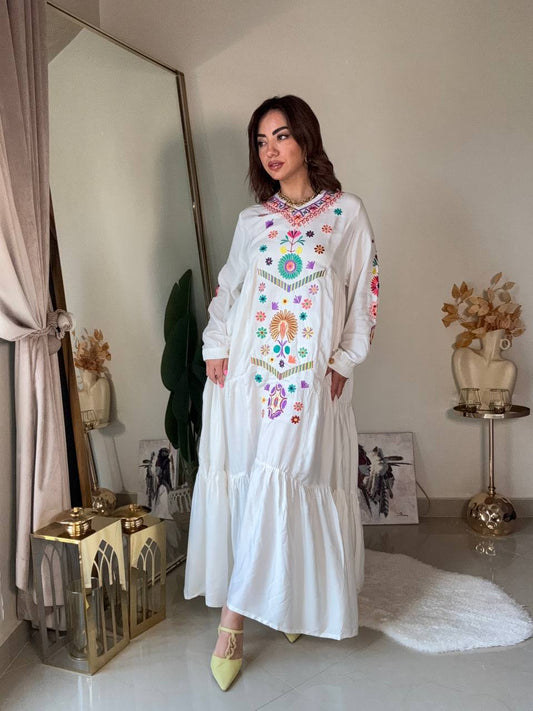Embroidered dress
